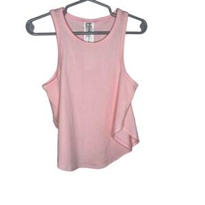 Fabletics Girl's NEW Mommy & Me Pink Girls Can Do Anything Tank Top Size XS